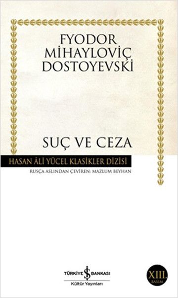 Suç ve Ceza  Hasan Ali Yücel Klasikleri Ciltli