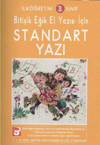 İlköğretim 3 Sınıf Bitişik El Yazısı İçin Standart Yazı Defteri