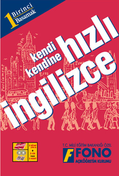 Kendi Kendine Hızlı İngilizce 1 Basamak 3 Kitap+3 CD