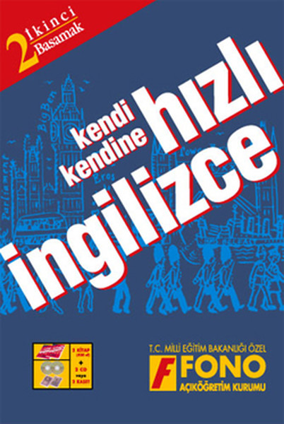 Kendi Kendine Hızlı İngilizce 2 Basamak 3 Kitap+3 CD