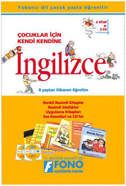 Çocuklar İçin İngilizce 4 Kitap + 3 CD