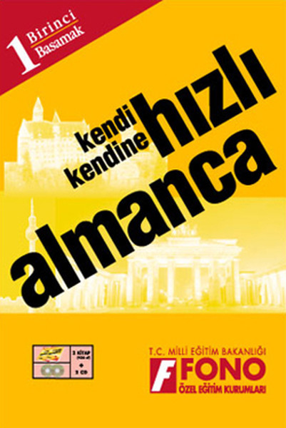 Kendi Kendine Hızlı Almanca 1 Basamak 2 Kitap+ 4 CD