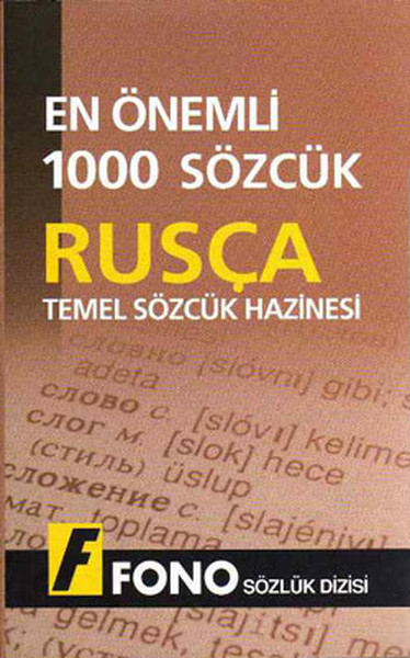 En Önemli 1000 Sözcük Rusça  Temel Sözcük Hazinesi