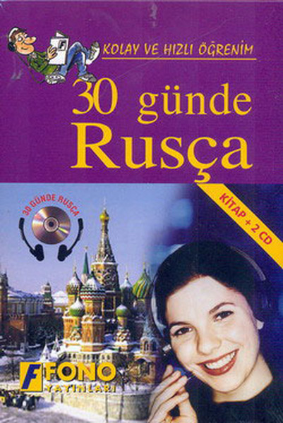 30 Günde Rusça Kitap + 2 CD