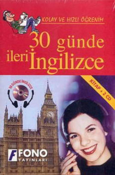 30 Günde İleri İngilizce Kitap + 2 CD