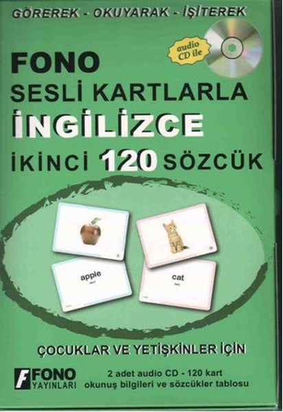 Sesli Kartlarla İngilizce İkinci 120 Sözcük Cdli