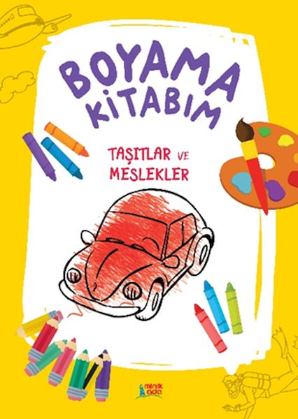 Boyama Kitabım Taşıtlar Ve Meslekler