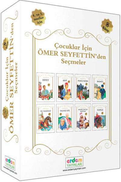 Çocuklar İçin Ömer Seyfettinden Seçmeler 8 Kitap Takım