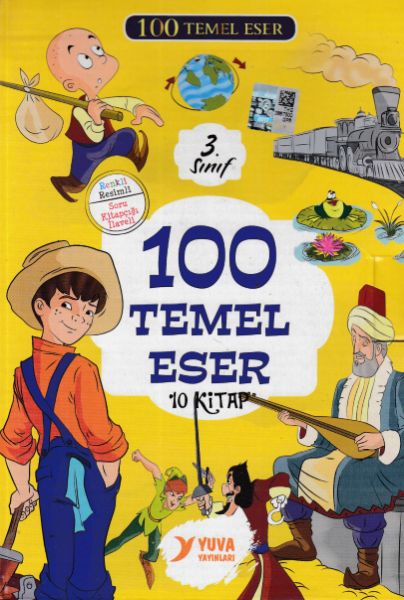 100 Temel Eser 3 Sınıflar İçin 10 Kitap Set