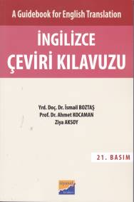 İngilizce Çeviri Kılavuzu Cevap Anahtarı