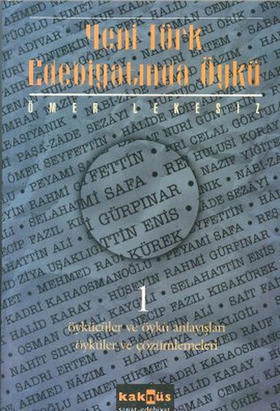 Yeni Türk Edebiyatında Öykü  1