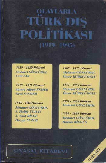 Olaylarla Türk Dış Politikası 19191995