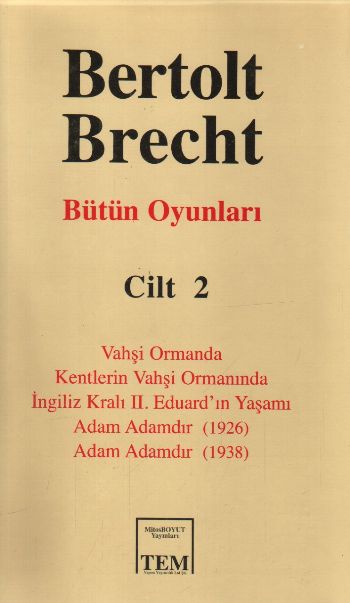 Bütün Oyunları Cilt 2 Bertolt Brecht