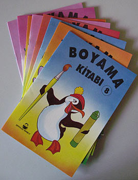 Boyama Kitabı 8 Kitap Takım