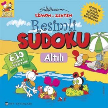 Limon ile Zeytin Resimli Sudoku Altılı