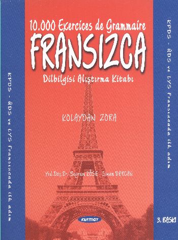 Fransızca Dilbilgisi Alıştırma Kitabı  10000 Exercices de Grammaire