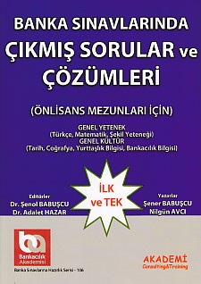 Banka Sınavlarında Çıkmış Sorular ve Çözümleri Önlisans Mezunları İçin GYGK