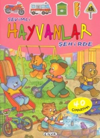 Sevimli Hayvanlar Şehirde  40 Çıkartma