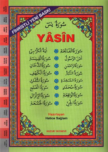 Bilgisayar Hattı Kolay Okunan Arapça Fihristli Yasini Şerif Kod 026