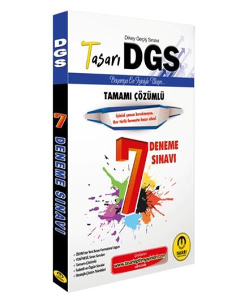 Tasarı 2020 DGS Tamamı Çözümlü 7 Deneme Sınavı