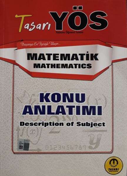 Tasarı YÖS Matematik Konu Anlatımı 2020 Yeni