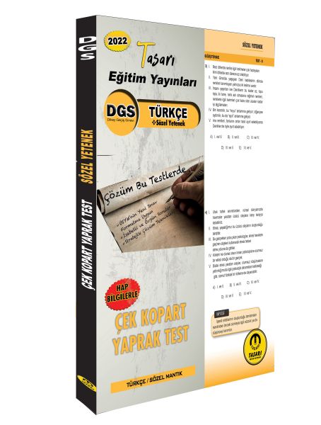 Tasarı DGS Yetenek Yaprak Test