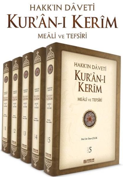 Hakkın Daveti Kuranı Kerim Meali ve Tefsiri 5 Cilt Takım