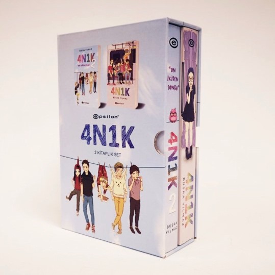 4N1K  2 Kitaplık Set