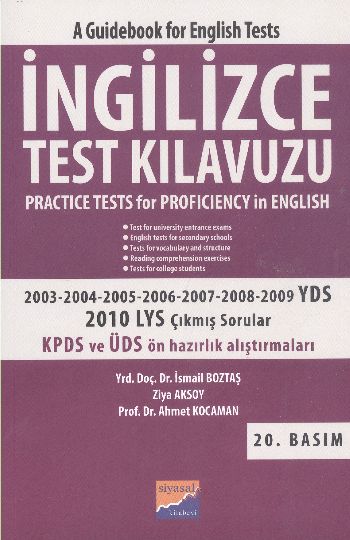 İngilizce Test Kılavuzu  Practice Tests for Proficiency in English